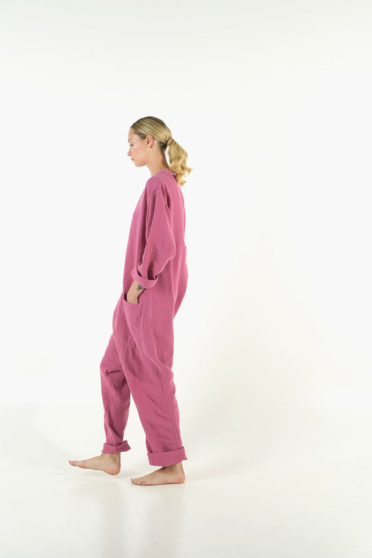 Kyoto linen jumpsuit image number null