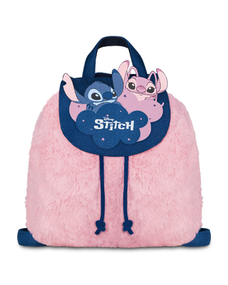 SMALL BACKPACK LILO & STITCH  STARRY EYED, Pink Blue, medium