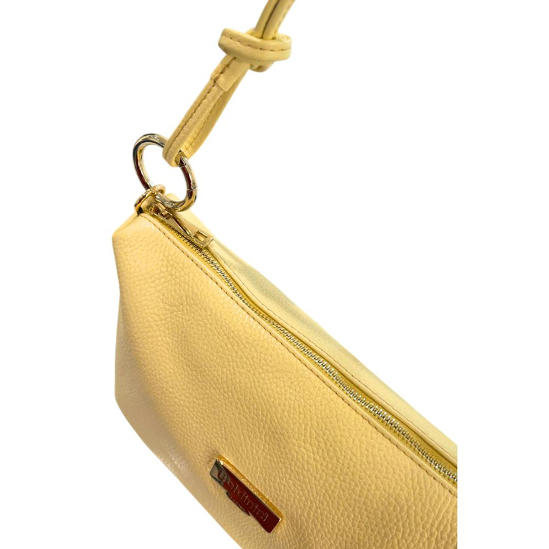 Yellow leather women bag-null