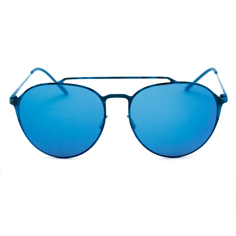 Blue metal sunglasses-null