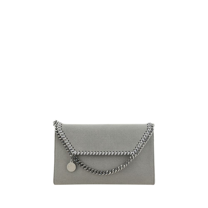Gray polyester shoulder bag-null