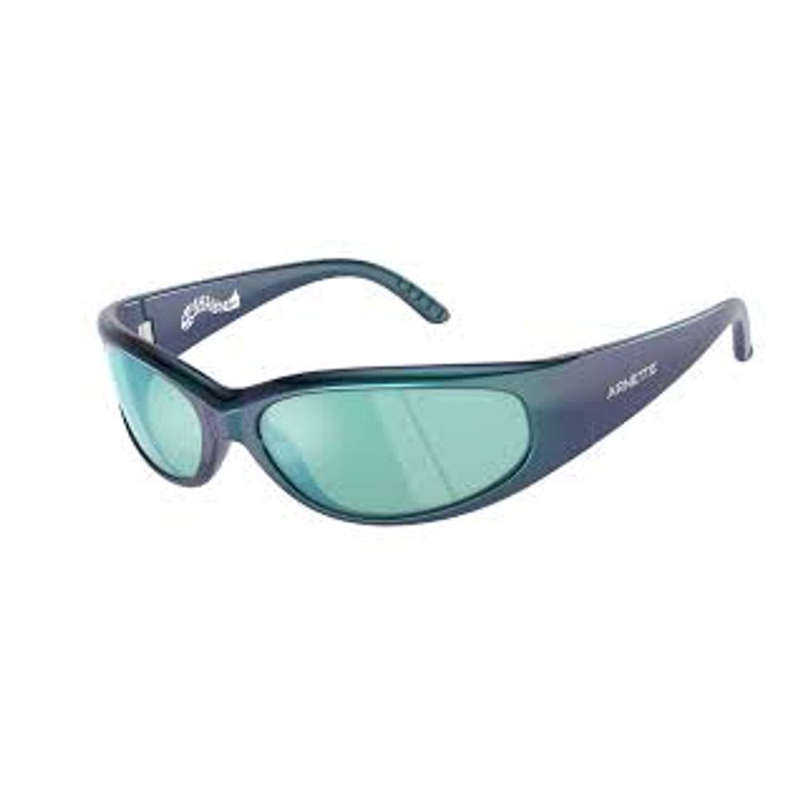 Blue resin sunglasses-null