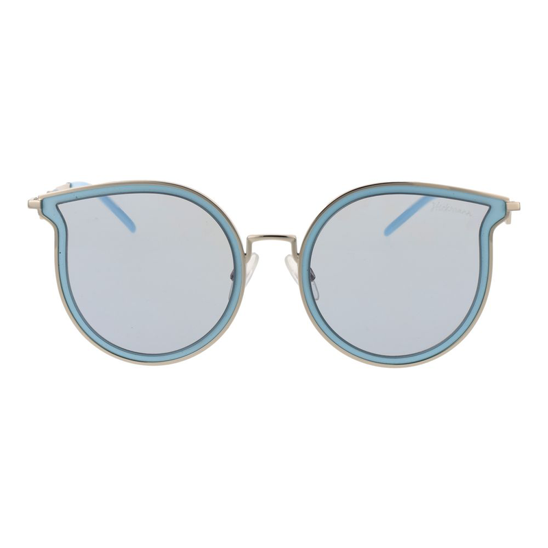 Blue metal sunglasses-null