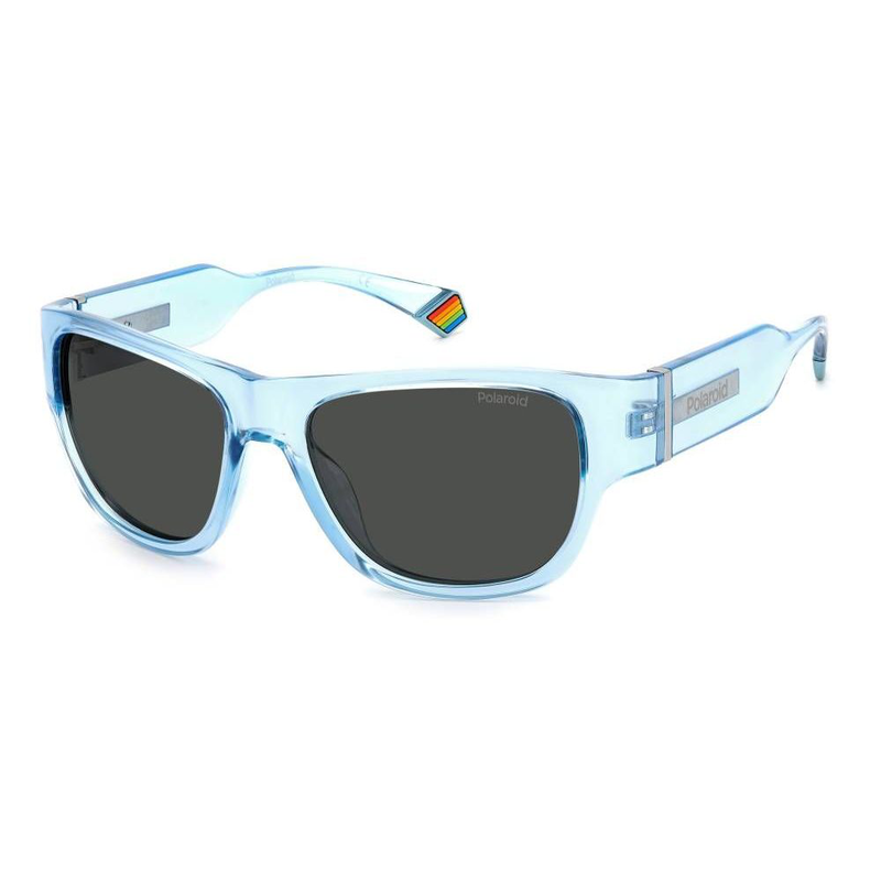 Blue polycarbonate sunglasses-null