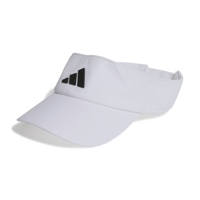 Adidas unisex aeroready visor (ht2042), White, medium