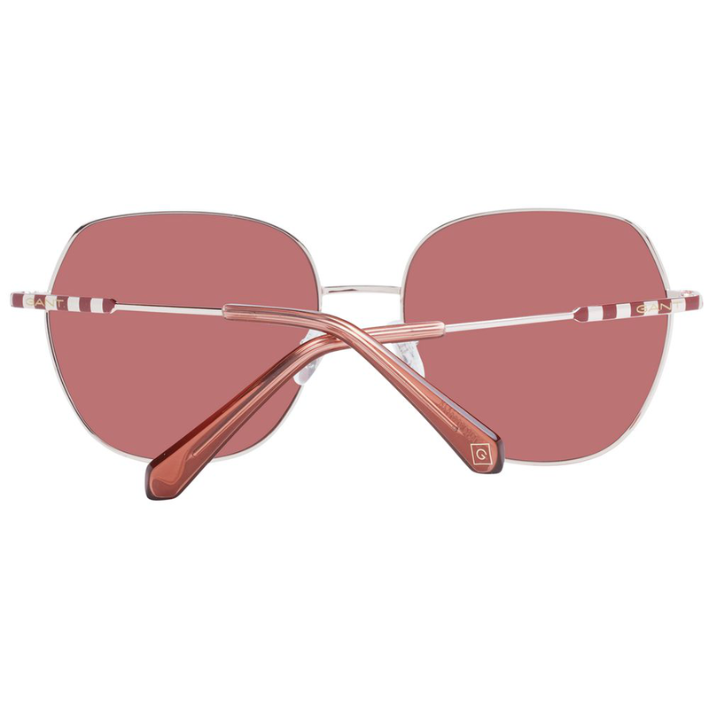 Rose gold metal sunglasses-null