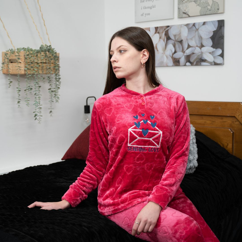 Womens thick velvet pajamas #2555 image number null