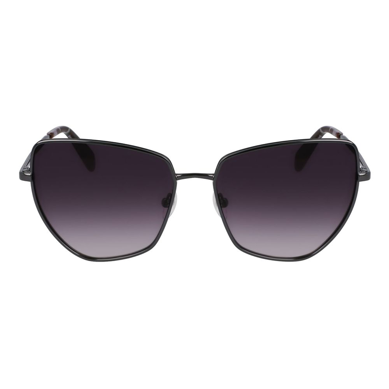 Gray metal sunglasses-null