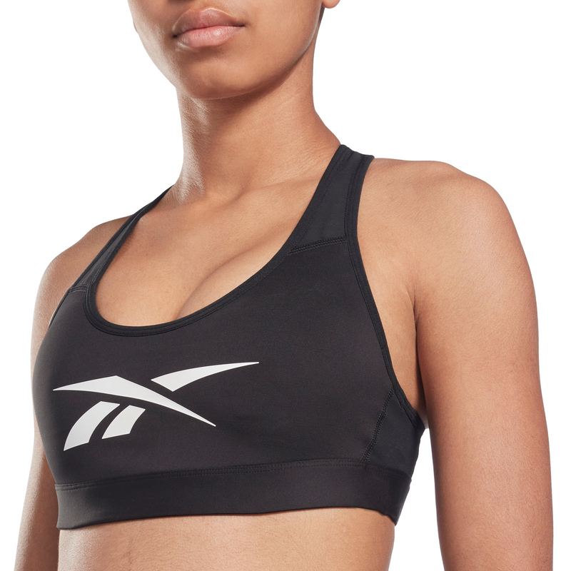 Reebok women leather lux vector racer sports bra (100012049) image number null