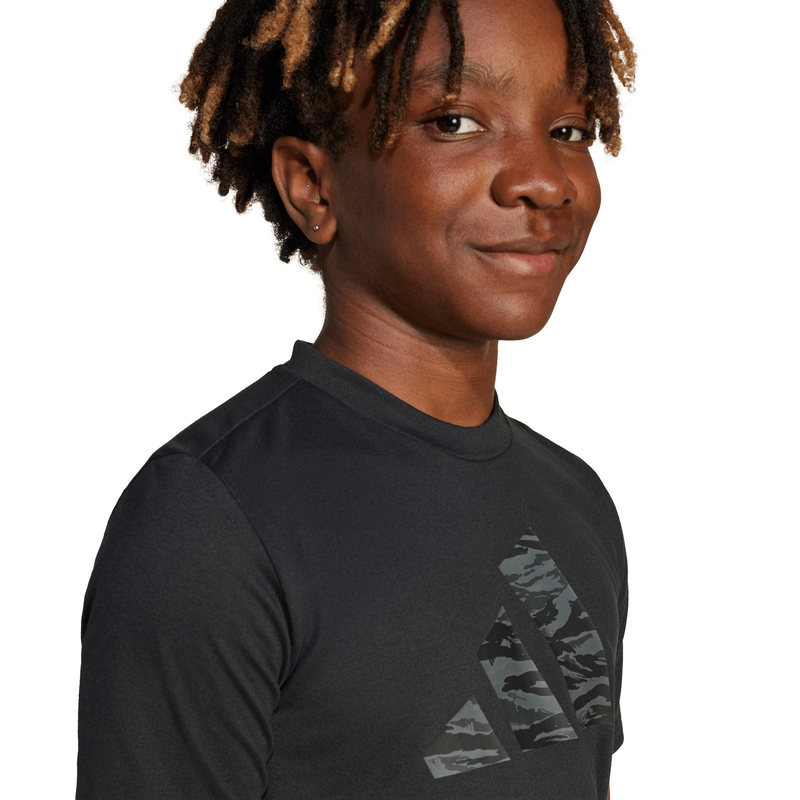 Product image: Adidas boy's training essentials camo-print t-shirt kids-null