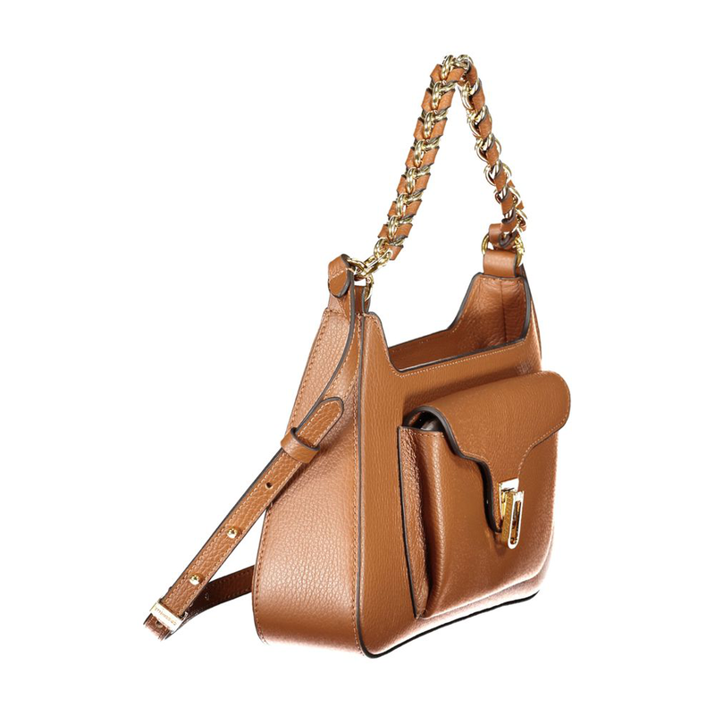 Marrone leather women handbag-null