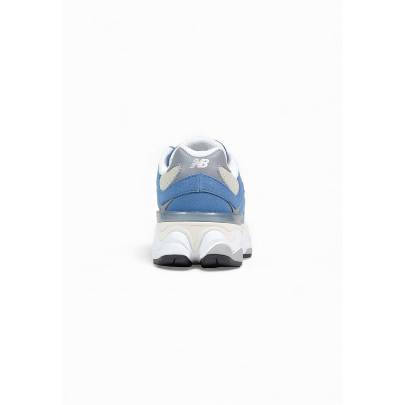 Blue synthetic athletic sneakers-null