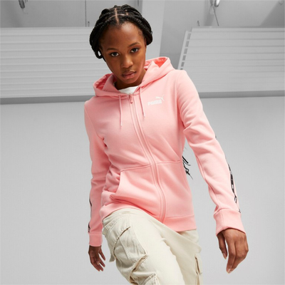Puma ess tape fz hoodie fl, Peach Smoothie, medium