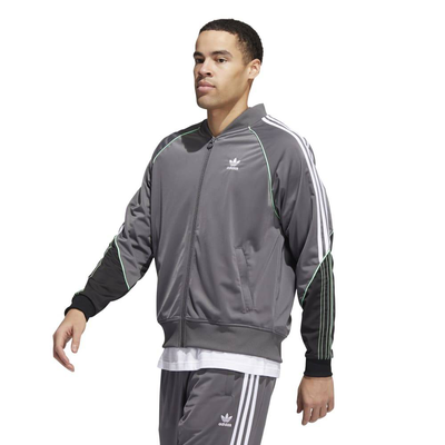 Tricot sst tracktop, Grey / Black, medium