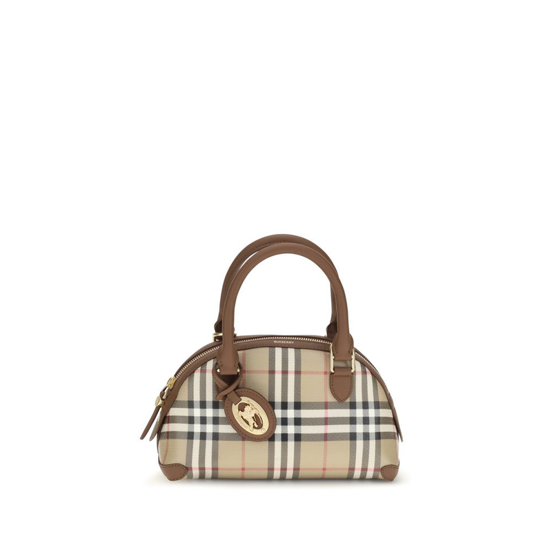 Beige canvas handbag-null