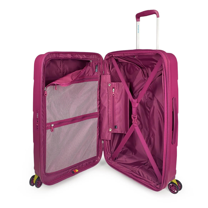 Bg berlin - zip² medium size (4 wheel), double security zipper, 69cm/26in luggage / suitcase image number null