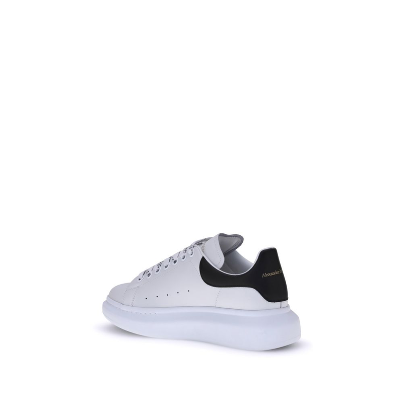 White calf leather bos taurus platform sneakers-null