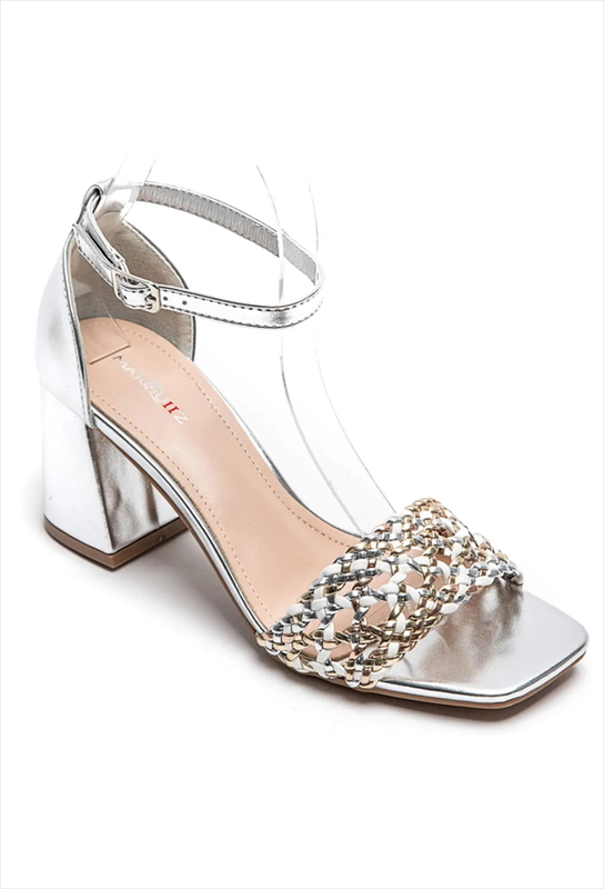 Sandal mid block heel-null