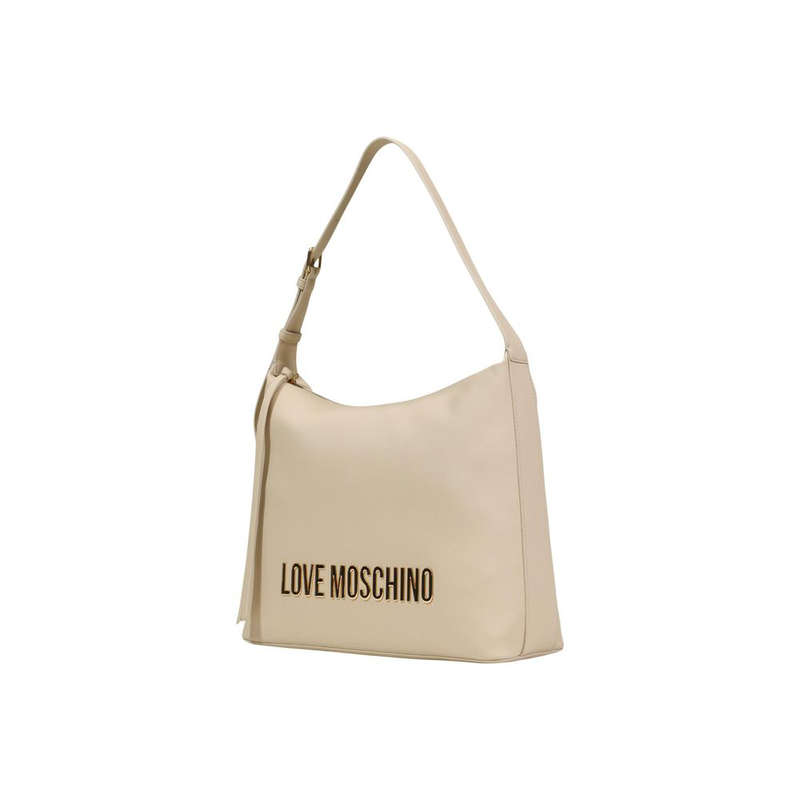 Beige polyethylene handbag-null