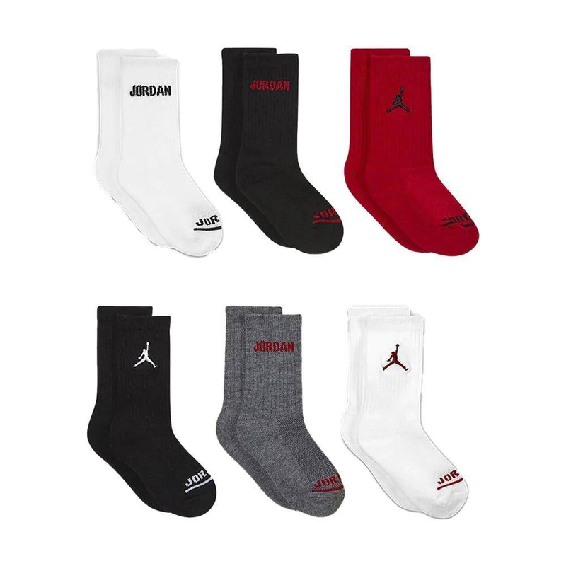 Nike jordan jordan legacy infant/toddler ankle 6pk image number null