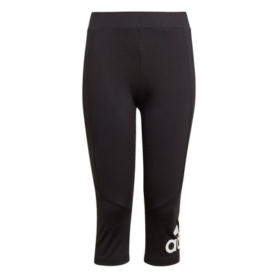 G bolt logo 34 tights, Black, medium