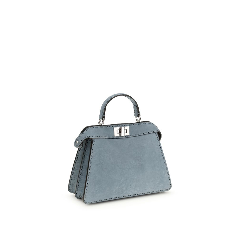 Blue calf leather bos taurus handbag-null