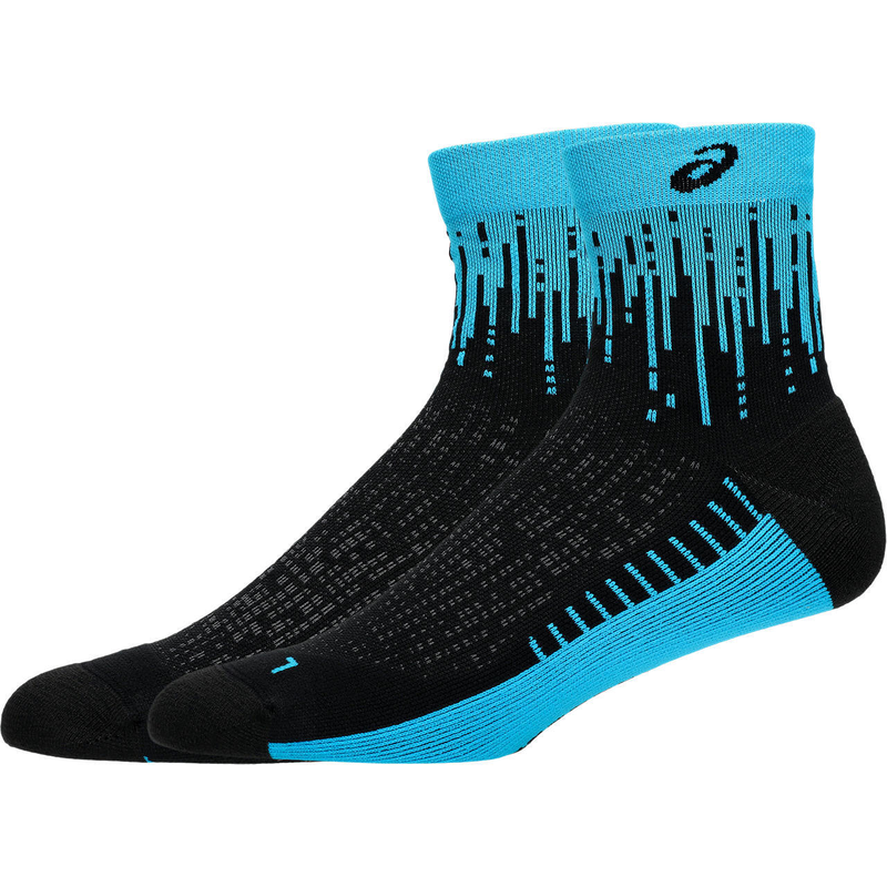 Asics unisex performance run quarter sock image number null