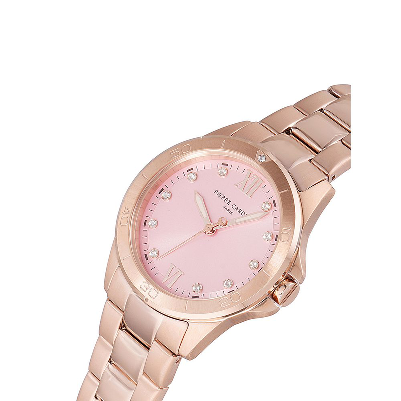 Multicolor stainless steel dress watch-null