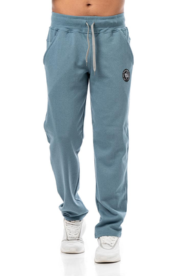 Sweat pants straight #1426, Blu1, medium
