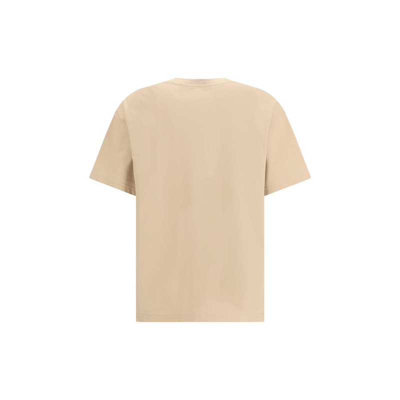 Beige cotton t-shirt-null