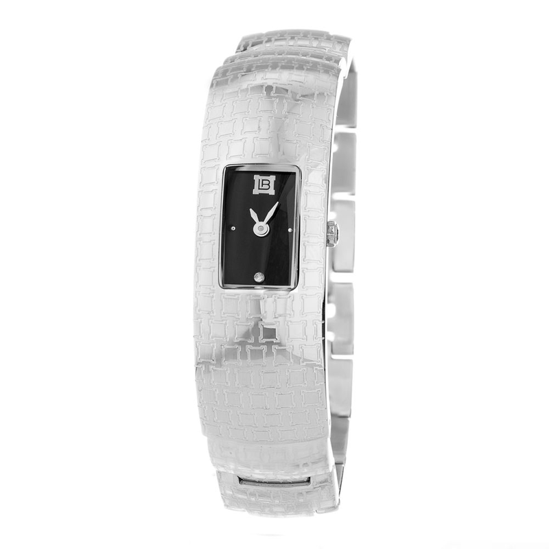 Silver stainless steel dress watch-null