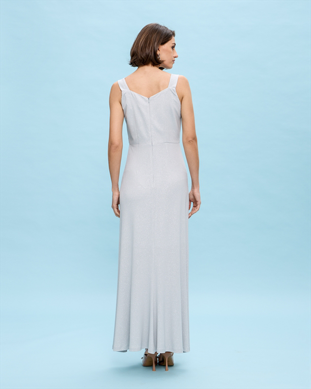 Maxi dress lycra lurex image number null