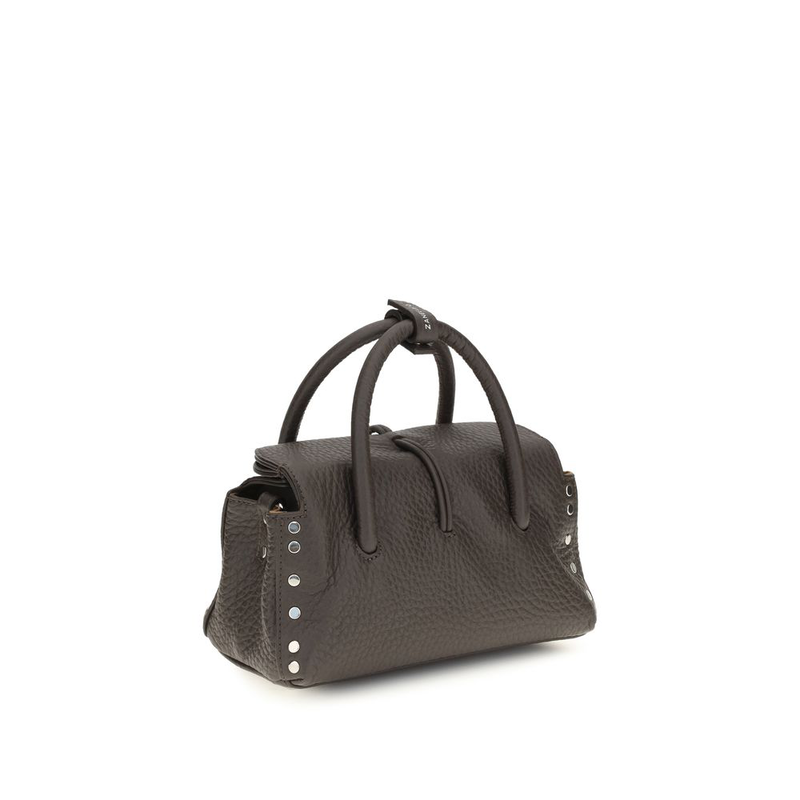 Brown calf leather bos taurus handbag-null