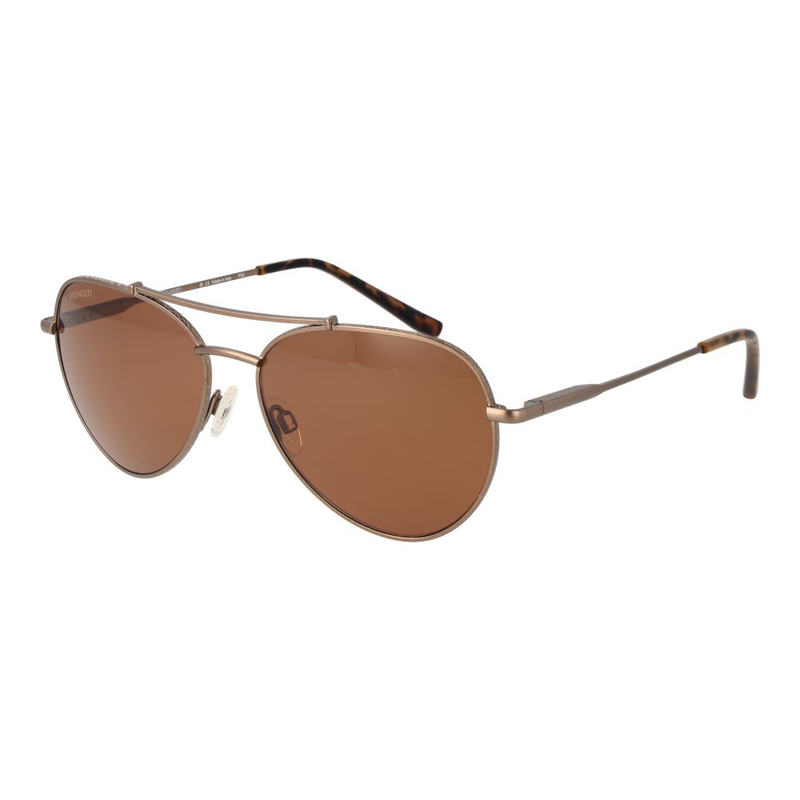 Brown metal sunglasses-null