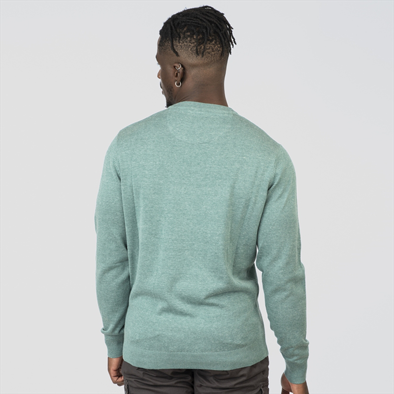 Basic cotton round neck knitwear-null