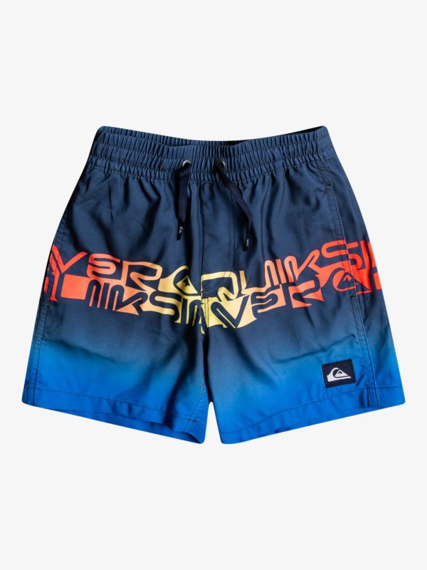 Quiksilver boys word block 12" - swim shorts (eqkjv03207-byj image number null