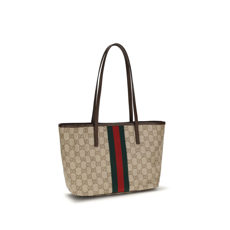 Beige cotton shoulder bag-null