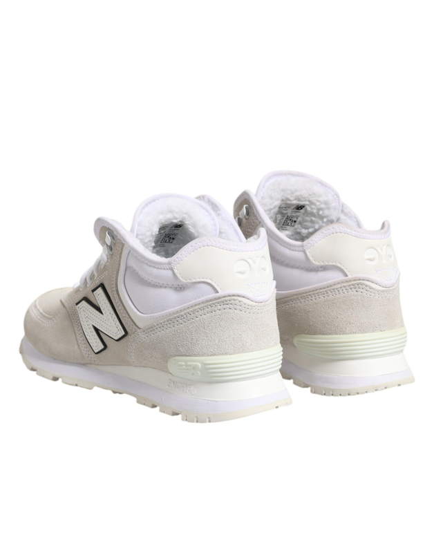 Off white suede sneakers shoes-null