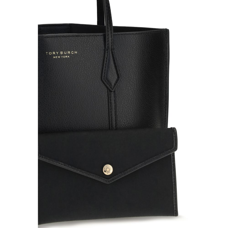 Black calf leather bos taurus handbag-null