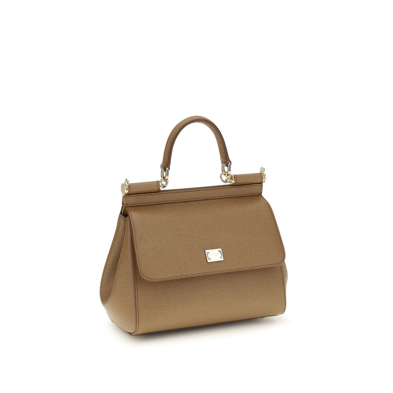 Beige calf leather bos taurus handbag-null