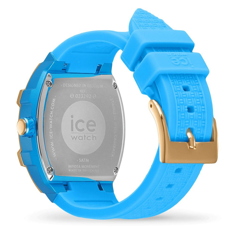 Blue synthetic sport watch-null