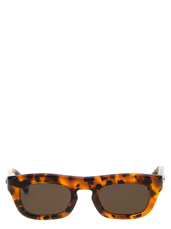 Brown acetate sunglasses-null