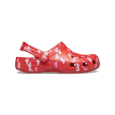 Crocs kids classic vday clog, Cherry Red, medium
