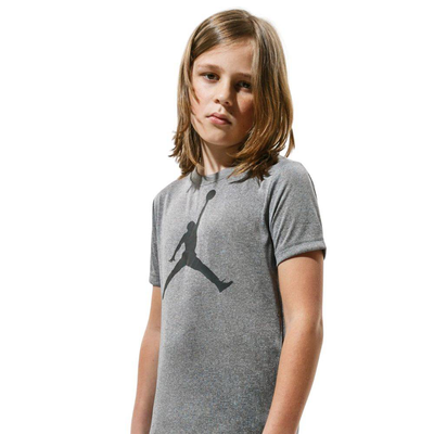 Nike jordan Dri-FIT boys t-shirt, Grey, medium
