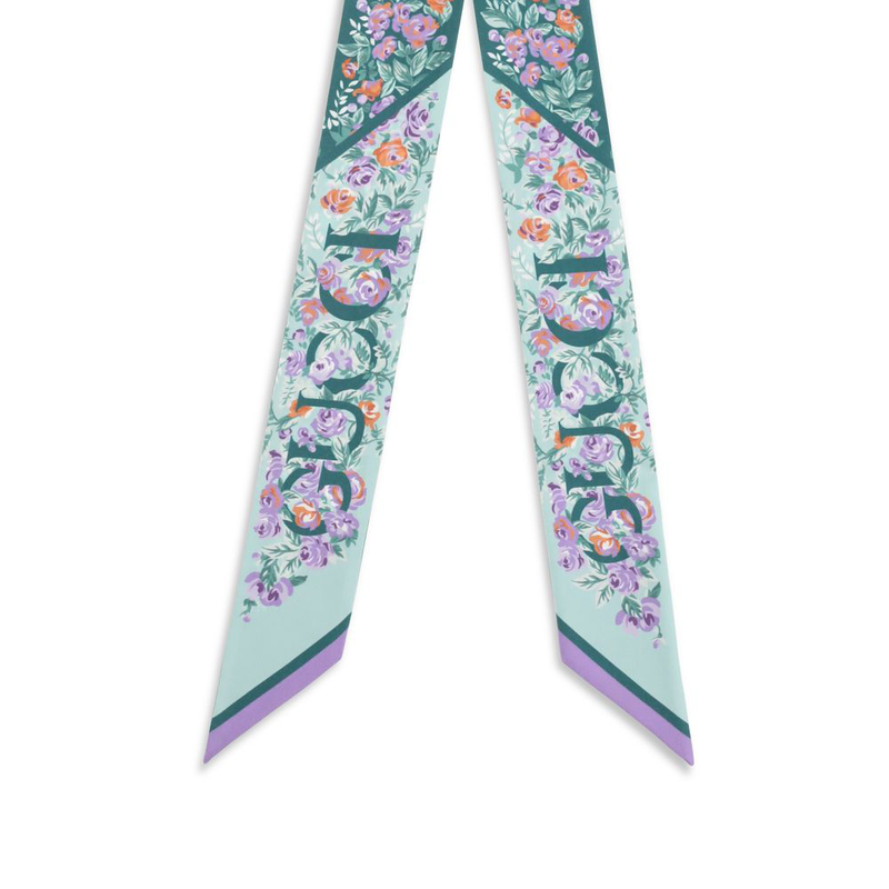 Multicolor silk scarf-null