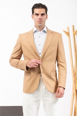 Vittorio jacket tropical, Beige, medium