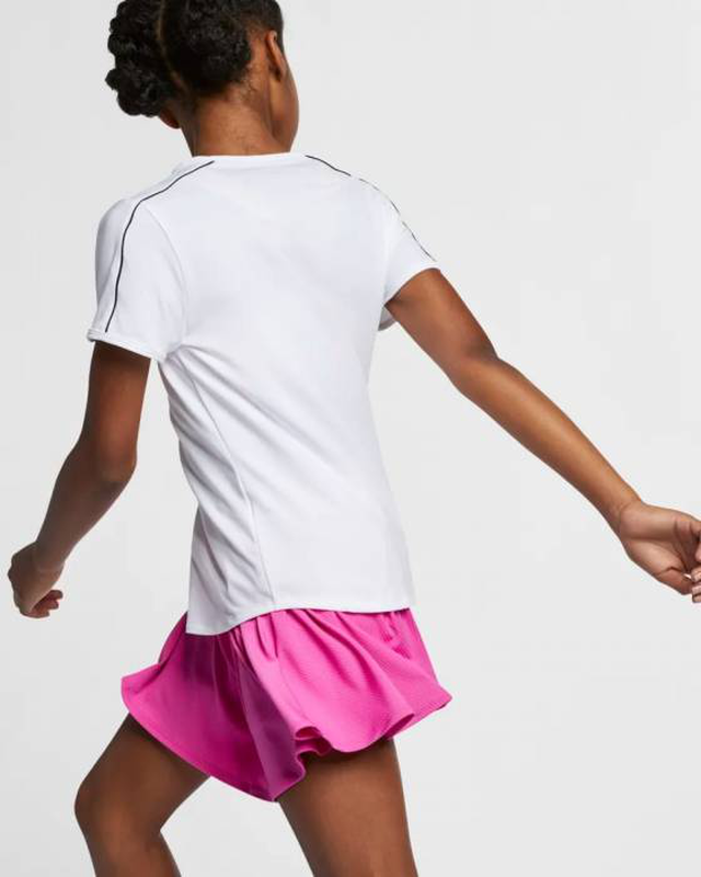 Girls tennis court Dri-FIT top-null