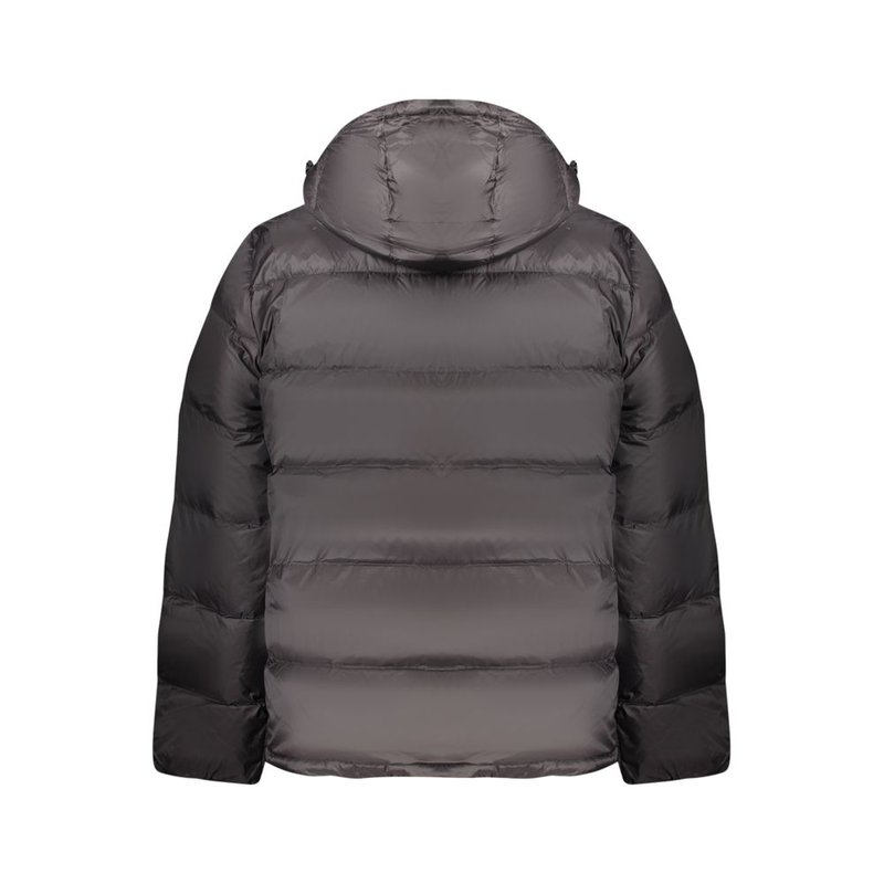 Nero poliammide men jacket-null