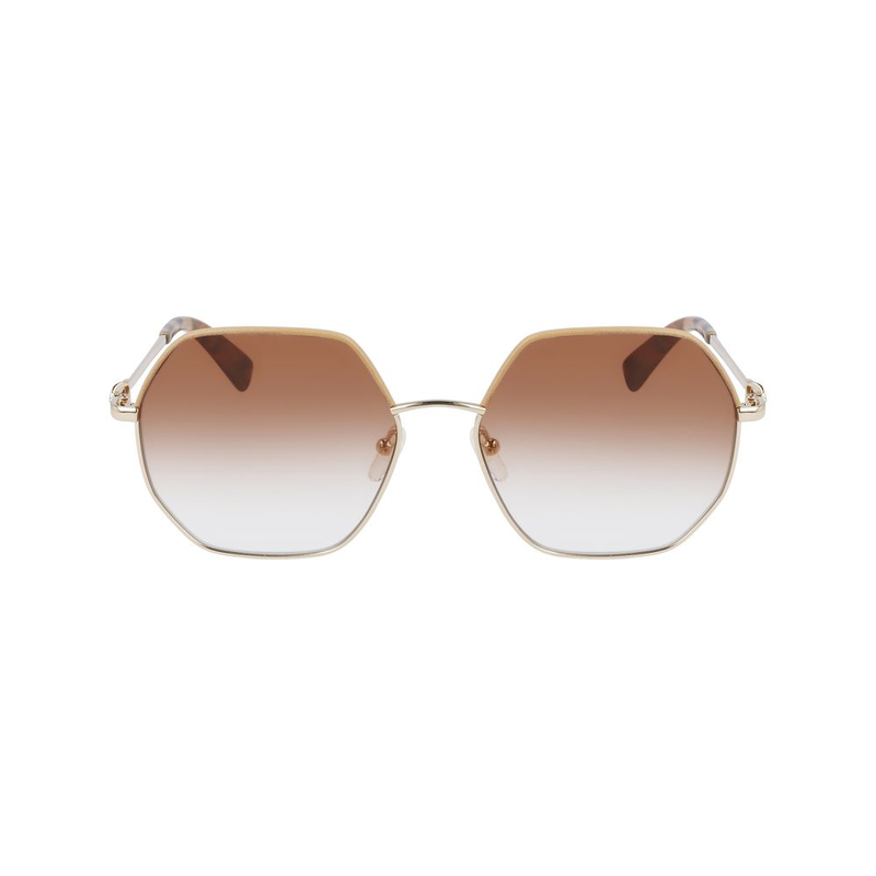 Gold metal sunglasses-null