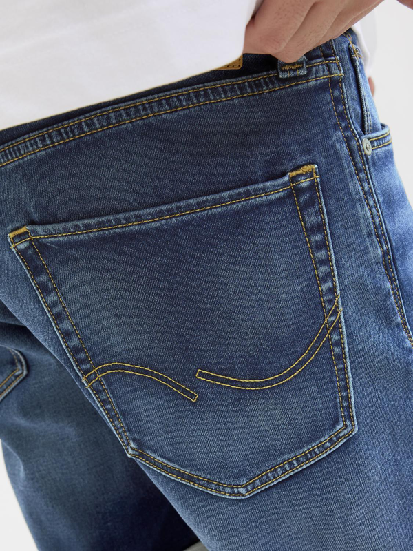 Jjirick shorts - blue denim-null